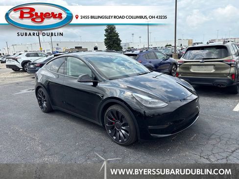Used 2025 Tesla Model Y Performance AWD/4WD image 1