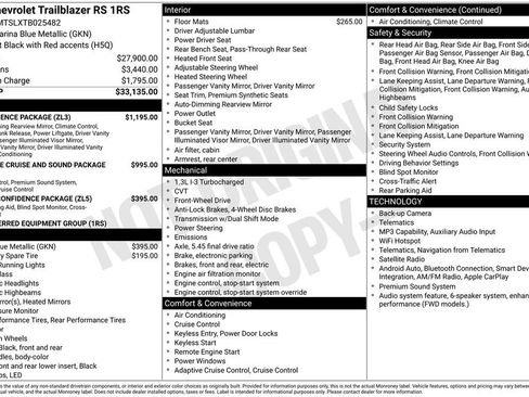 Used 2026 Chevrolet TrailBlazer RS w/ Convenience Package FWD image 5