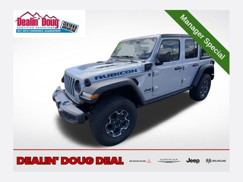 Used 2023 Jeep Wrangler Unlimited Rubicon 4xe w/ Cold Weather Group AWD/4WD image 1