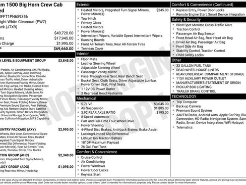 Used 2023 RAM 1500 Big Horn AWD/4WD image 71