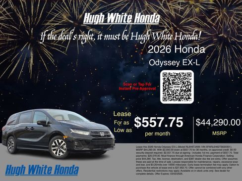 New 2026 Honda Odyssey EX-L image 3