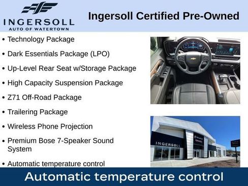 Used 2023 Chevrolet Silverado 1500 High Country w/ Technology Package AWD/4WD image 12