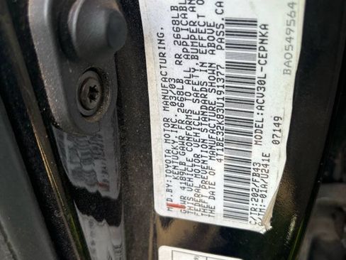 Used 2003 Toyota Camry LE FWD image 8