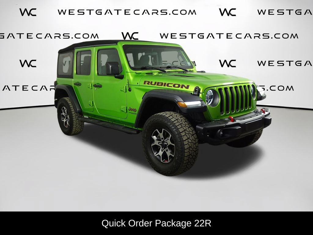 Used 2020 Jeep Wrangler Unlimited Rubicon w/ Steel Bumper Group AWD/4WD image 2