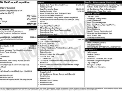 Used 2023 BMW M4 xDrive Competition w/ Executive Package image 37