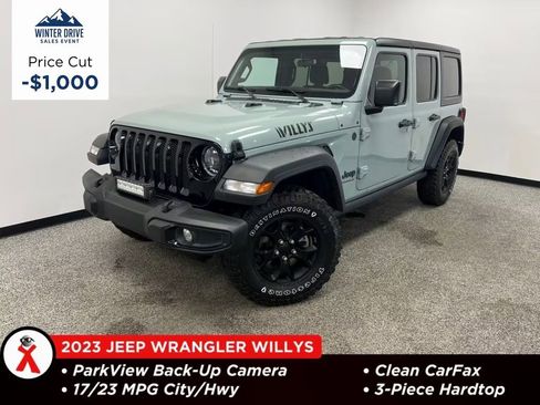 Used 2023 Jeep Wrangler Willys image 1