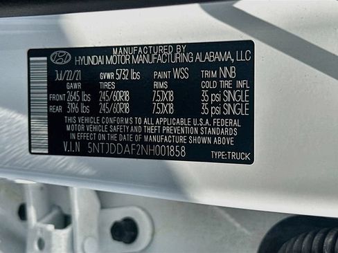 Used 2022 Hyundai Santa Cruz SEL Premium AWD/4WD image 34
