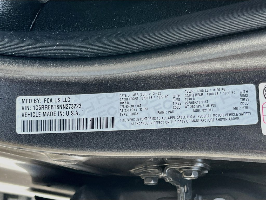 Used 2022 RAM 1500 Big Horn RWD image 30