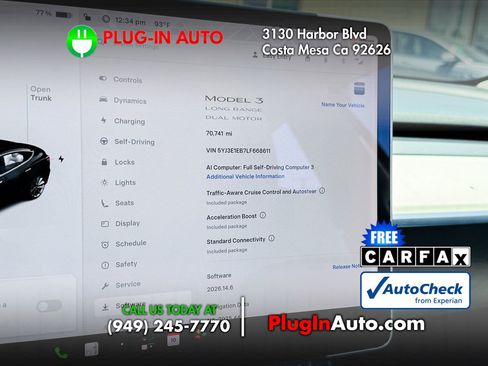 Used 2020 Tesla Model 3 Long Range AWD/4WD image 31