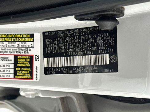 Used 2023 Toyota Camry SE w/ Convenience Package image 9