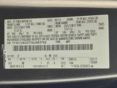 Used 2016 Ford Escape SE w/ SE Leather Comfort Package AWD/4WD image 49
