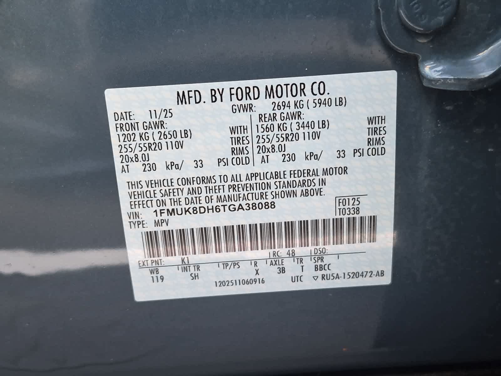 Used 2026 Ford Explorer Active w/ Active Comfort Package AWD/4WD image 35