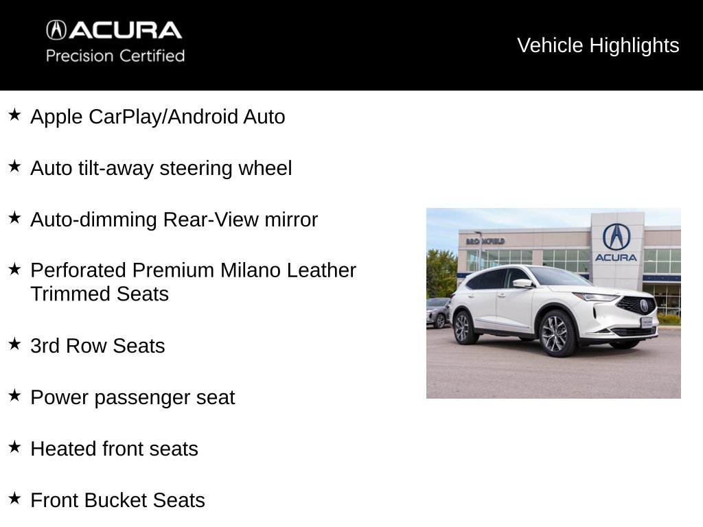 Certified 2024 Acura MDX w/ Technology Package AWD/4WD image 21