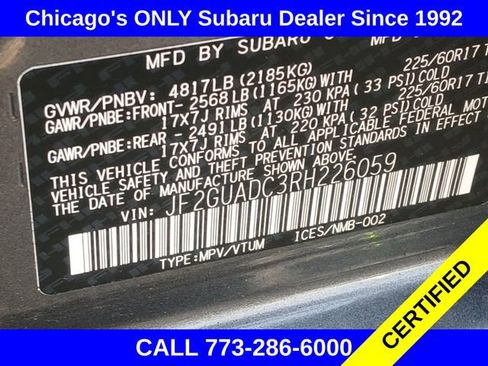 Certified 2024 Subaru Crosstrek 2.0i Premium image 19