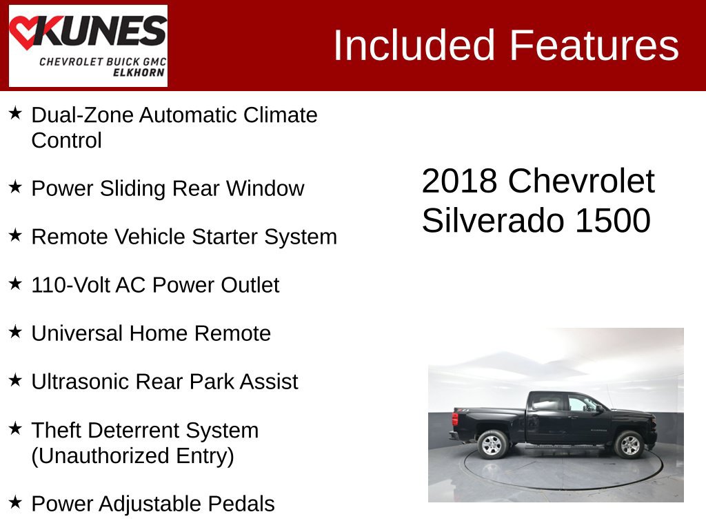 Used 2018 Chevrolet Silverado 1500 LT w/ All Star Edition AWD/4WD image 3