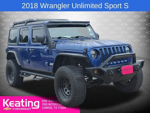 Used 2018 Jeep Wrangler Unlimited Sport S AWD/4WD image 1