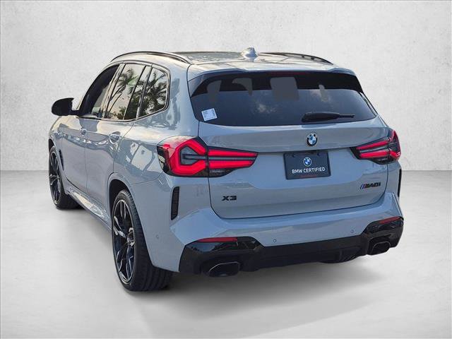 Certified 2024 BMW X3 M40i w/ Parking Assistance Package AWD/4WD image 8