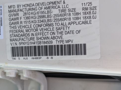 Certified 2025 Honda Pilot EX-L image 34
