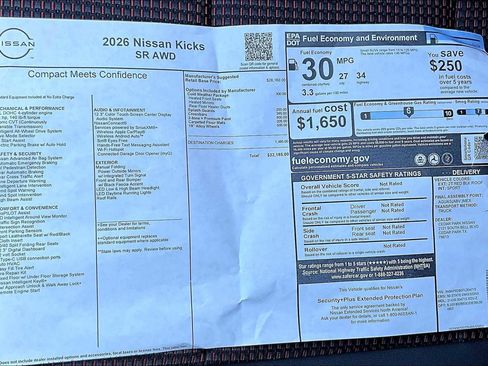 New 2026 Nissan Kicks SR w/ Cold Weather Package image 21