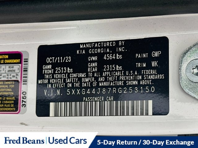 Used 2024 Kia K5 GT w/ GT1 Package FWD image 40