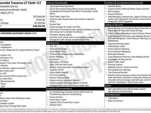 Certified 2023 Chevrolet Traverse LT image 13