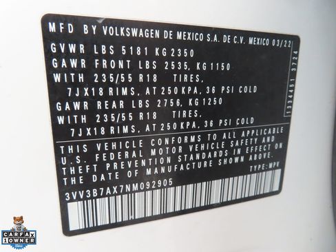 Used 2022 Volkswagen Tiguan SE FWD image 30