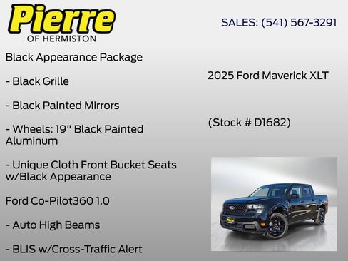 New 2025 Ford Maverick XLT w/ Black Appearance Package AWD/4WD image 12