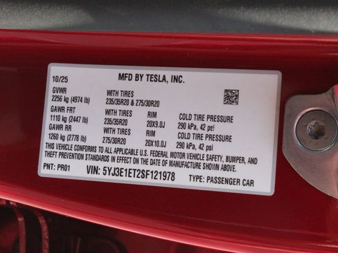 Used 2025 Tesla Model 3 Performance AWD/4WD image 34