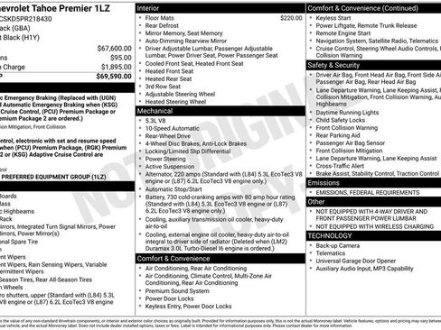 Certified 2023 Chevrolet Tahoe Premier image 9