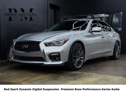 Used 2016 INFINITI Q50 Red Sport 400 image 1