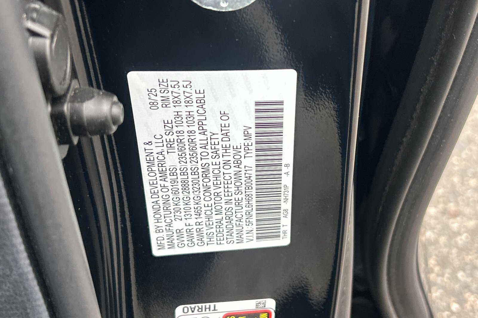 Used 2026 Honda Odyssey EX-L image 30