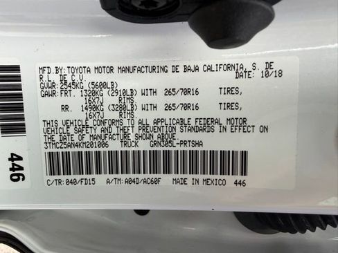 Used 2019 Toyota Tacoma TRD Off-Road image 37