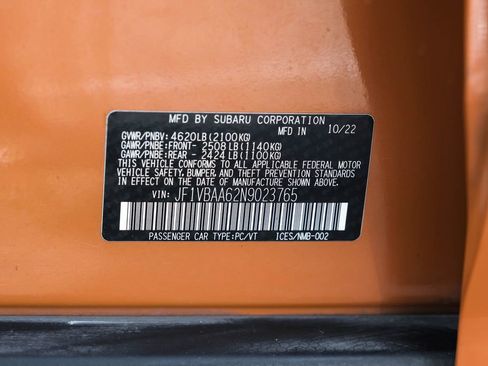 Used 2022 Subaru WRX image 72