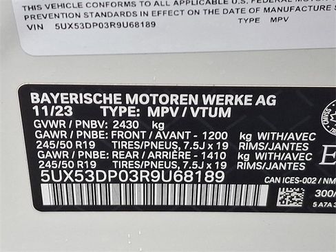 Used 2024 BMW X3 xDrive30i image 27