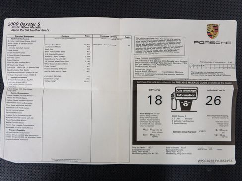 Used 2000 Porsche Boxster S RWD image 23