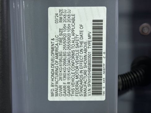 Used 2025 Honda Pilot Black Edition image 38