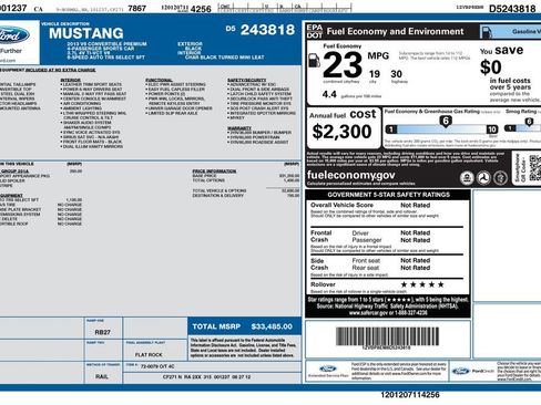 Used 2013 Ford Mustang Premium RWD image 2