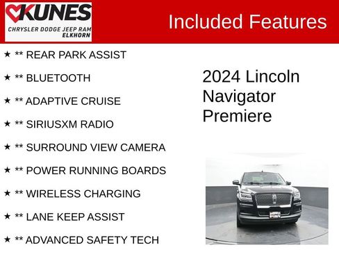 Used 2024 Lincoln Navigator Premiere AWD/4WD image 3