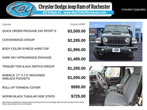 New 2025 Jeep Gladiator Sport AWD/4WD image 3