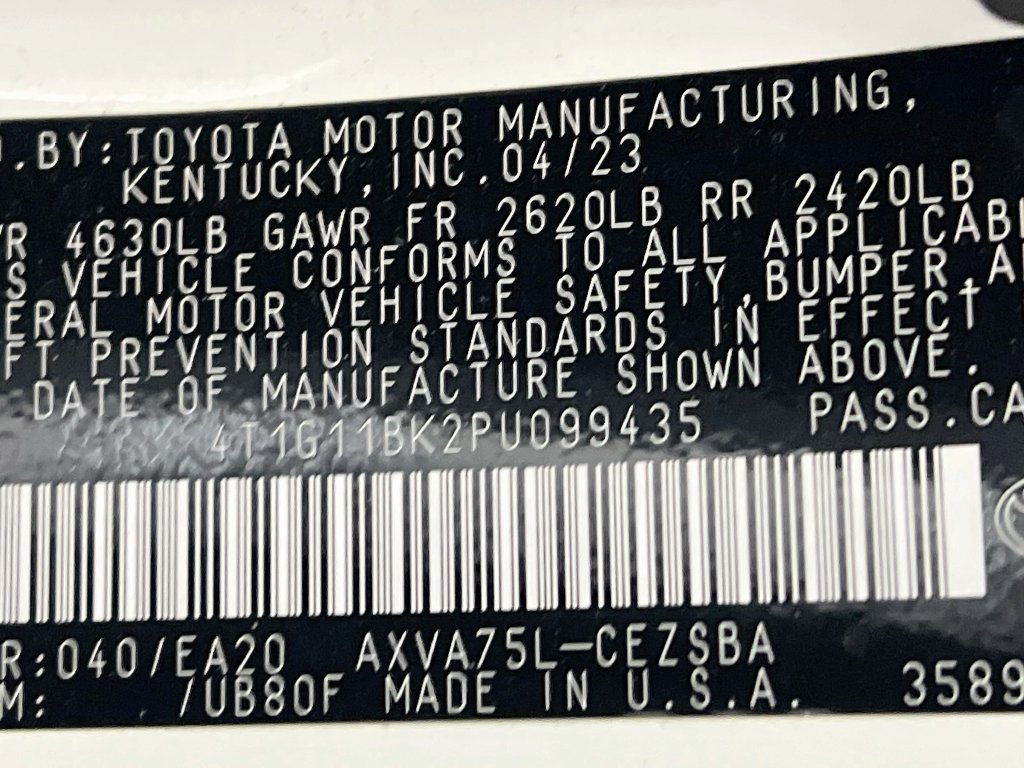 Certified 2023 Toyota Camry SE AWD/4WD image 28