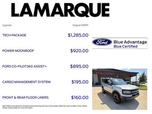 Used 2023 Ford Bronco Sport Outer Banks w/ Tech Package AWD/4WD image 10