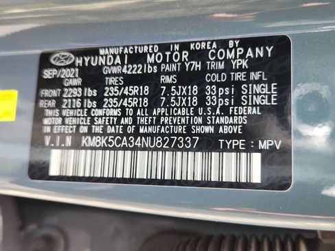 Used 2022 Hyundai Kona Limited AWD/4WD image 22
