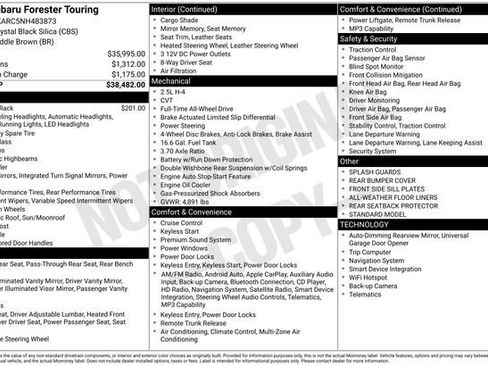 Used 2022 Subaru Forester Touring image 32