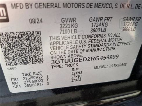 Used 2024 GMC Sierra 1500 Denali w/ Denali Reserve Package AWD/4WD image 15