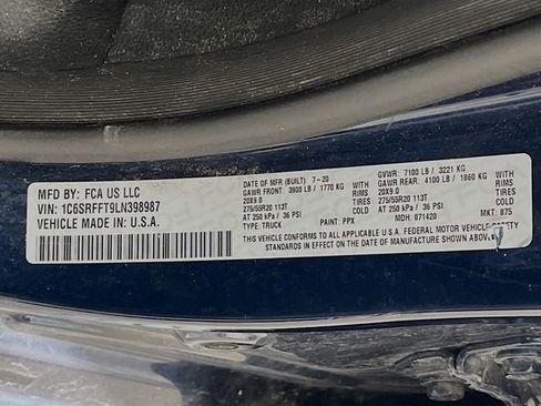 Used 2020 RAM 1500 Big Horn AWD/4WD image 8