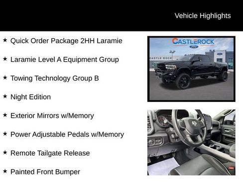 Used 2022 RAM 3500 Laramie w/ Night Edition image 8