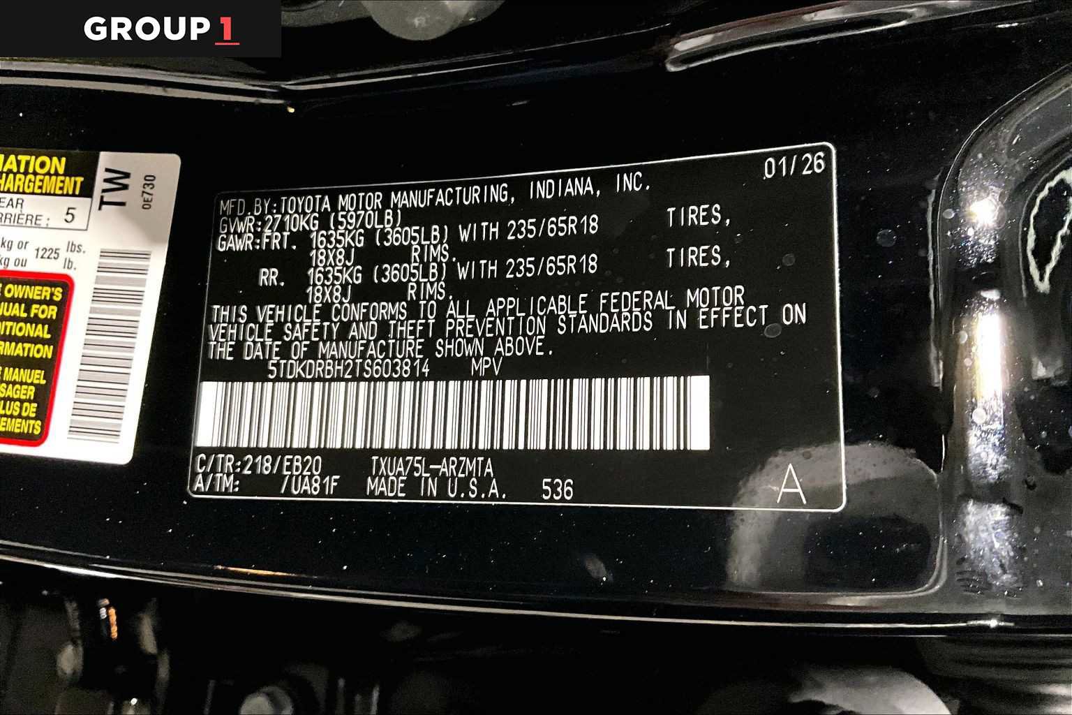 Used 2026 Toyota Highlander XLE AWD/4WD image 37