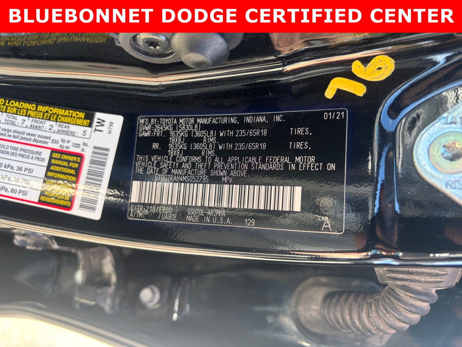 Used 2021 Toyota Highlander XLE FWD image 23