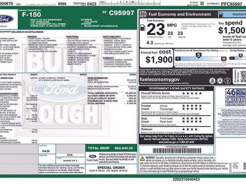Used 2023 Ford F150 XLT w/ Equipment Group 302A High AWD/4WD image 39