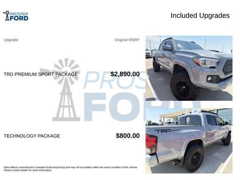 Used 2019 Toyota Tacoma TRD Sport w/ TRD Premium Sport Package RWD image 3